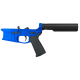 AR-15 Completed Billet Lower Receiver with 6-Position Buffer Tube - Cerakote Flame Blue