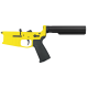 AR-15 Completed Billet Lower Receiver with 6-Position Buffer Tube - Cerakote Lemon Zest