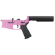 AR-15 Completed Billet Lower Receiver with 6-Position Buffer Tube - Cerakote Sig Pink