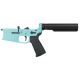 AR-15 Completed Billet Lower Receiver with 6-Position Buffer Tube - Cerakote Robins Egg Blue