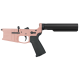 AR-15 Completed Billet Lower Receiver with 6-Position Buffer Tube - Cerakote Rose Gold