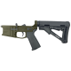 AR-15 Completed Billet Lower Receiver with Collapsible Mil Spec Stock- Magpul ODG
