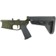 AR-15 Completed Billet Lower Receiver with Collapsible Slim Mil Spec Stock - Magpul ODG