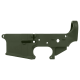 AR-15 Lower Receiver Stripped With ABC Logo / USA Flag Engraved - OD Green