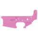 AR-15 Lower Receiver Stripped With ABC Logo / USA Flag Engraved - SIg Pink