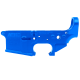 AR-15 Lower Receiver Stripped With ABC Logo - Flame Blue