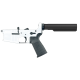 AR-15 Completed Lower Receiver with 6 Position Buffer Tube & Lower Parts Installed - Storm Trooper White