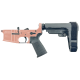 AR-15 Completed Lower Receiver with Adjustable SB Tactical Brace Assembly & Lower Parts Installed - Rose Gold