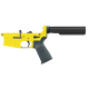 AR-15 Completed Lower Receiver with 6 Position Buffer Tube & Lower Parts Installed - Lemon Zest