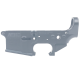 AR-15 Lower Receiver Stripped With ABC Logo - Sniper Gray