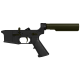 AR-15 Completed Two-Tone Lower Receiver with 6-Position Buffer Tube Assembly & Lower Parts Installed - Black and Magpul ODG