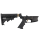 AR-15 Completed Two-Tone Lower Receiver with Adjustable M4 Stock Assembly & Lower Parts Installed - Black and Magpul FDE