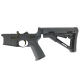 AR-15 Completed Two-Tone Lower Receiver with Collapsible Mil Spec Stock - Black and Magpul ODG