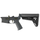 AR-15 Completed Two-Tone Lower Receiver with Adjustable Slim Line Stock- Black and Magpul ODG