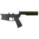 AR-15 Completed Two-Tone Billet Lower Receiver with 6-Position Buffer Tube - Black and Magpul ODG