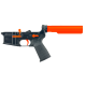 AR-15 Completed Two-Tone Lower Receiver with 6 Position Buffer Tube & Lower Parts Installed - Black and Hunter Orange