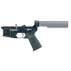 AR-15 Completed Two-Tone Lower Receiver with 6 Position Buffer Tube & Lower Parts Installed - Black and Sniper Gray