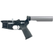 AR-15 Completed Two-Tone Lower Receiver with 6 Position Buffer Tube & Lower Parts Installed - Black and Tungsten Gray