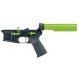 AR-15 Completed Two-Tone Lower Receiver with 6 Position Buffer Tube & Lower Parts Installed - Black and Zombie Green
