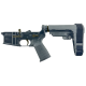 AR-15 Completed Two-Tone Lower Receiver with Adjustable SB Tactical Brace Assembly & Lower Parts Installed - Black and ODG