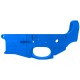 AR-15 Stripped Billet Aluminum ABC-15Z Multi- Cal Lower Receiver - Cerakote Blue