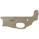 AR-15 Stripped Billet Aluminum ABC-15Z Multi- Cal Lower Receiver - Cerakote Flat Dark Earth
