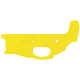AR-15 Stripped Billet Aluminum ABC-15Z Multi- Cal Lower Receiver - Cerakote Lemon Zest