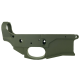 AR-15 Stripped Billet Aluminum ABC-15Z Multi- Cal Lower Receiver - Cerakote Olive Drab Green