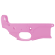 AR-15 Stripped Billet Aluminum ABC-15Z Multi- Cal Lower Receiver - Cerakote Pink