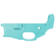 AR-15 Stripped Billet Aluminum ABC-15Z Multi- Cal Lower Receiver - Cerakote Robins Egg Blue