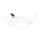 AR9 Glock Style Aero Precision Stripped EPC-9/40 LOWER Receiver - Storm Trooper White
