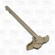 AR-15 Tan Oversized Extended Battle Latch Charging Handle Assembly 
