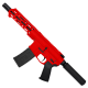 AR15 .300 BlackOut Pistol Billet Upper/ Lower 7.5