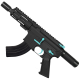 AR15 Two-Tone Micro 7.62x39 Pistol 5