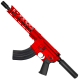 AR-15 Semi Auto 7.62X39 Pistol 10.5