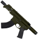 AR15 Micro 7.62x39 Pistol Billet Upper/ Lower 5