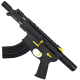 AR15 Two-Tone Micro 7.62x39 Pistol Billet Upper/ Lower 5