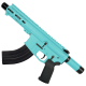 AR47 7.62x39mm Custom Micro Billet Pistol 5
