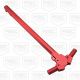AR-10 .308 Ambidextrous Charging Handle Assembly - Red