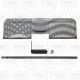 AR-15 Ejection Port Cover Assembly - USA Flag Engraved