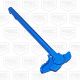 AR-15 Blue Oversized Extended Battle Latch Charging Handle Assembly 
