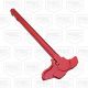 AR-15 Red Oversized Extended Battle Latch Charging Handle Assembly 