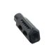 AR-15 Pentagon Style 1/2x28 Thread Recoil Compensating Steel Muzzle Device 