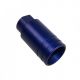 AR10/LR-308 5/8x24 Aluminum Flash Can Muzzle Diverter- Blue