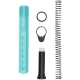 AR-15 6 Position Mil Spec Buffer Tube Kit w/ 3.0 oz Buffer - Robins Egg Blue