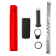 AR-15 Complete Pistol Buffer Tube Kit- Red