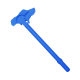 AR-15 Blue Oversized Extended Battle Latch Charging Handle Assembly 