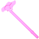 AR-15 Oversized Extended Battle Latch Charging Handle Assembly - Sig Pink