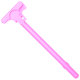 AR-15 Mil Spec Standard Charging Handle Assembly - Sig Pink
