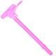 AR-15 Extended X-Latch Charging Handle Assembly - Sig Pink